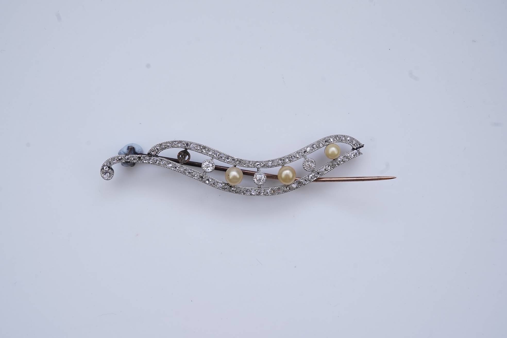 A diamond brooch, circa 1920